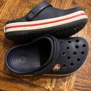 Toddler Navy Crocs Size 8 9